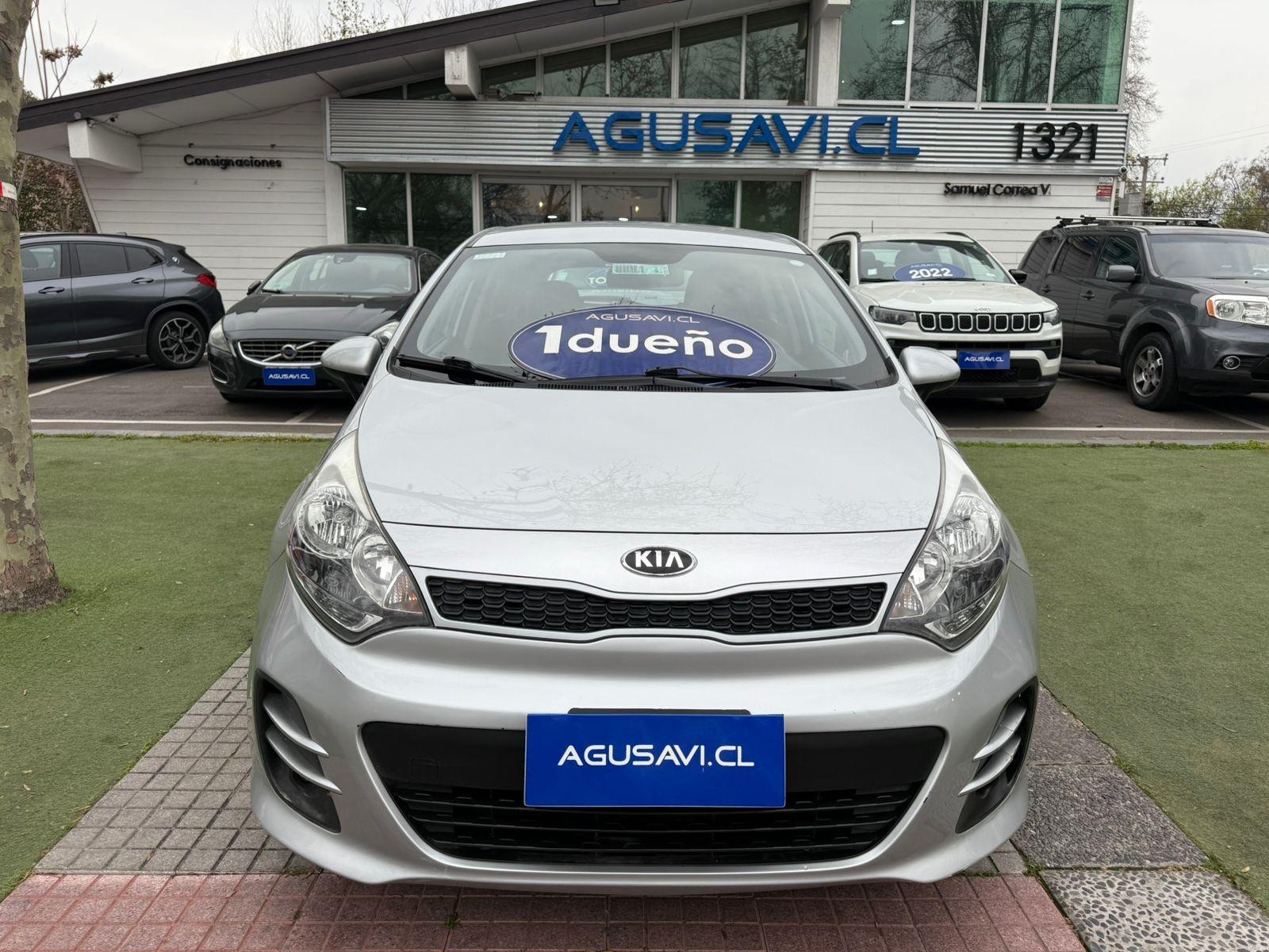 KIA RÍO 5 1.4 EX Manual DAB ABS AC 2015 UNICO DUEÑO - FULL MOTOR
