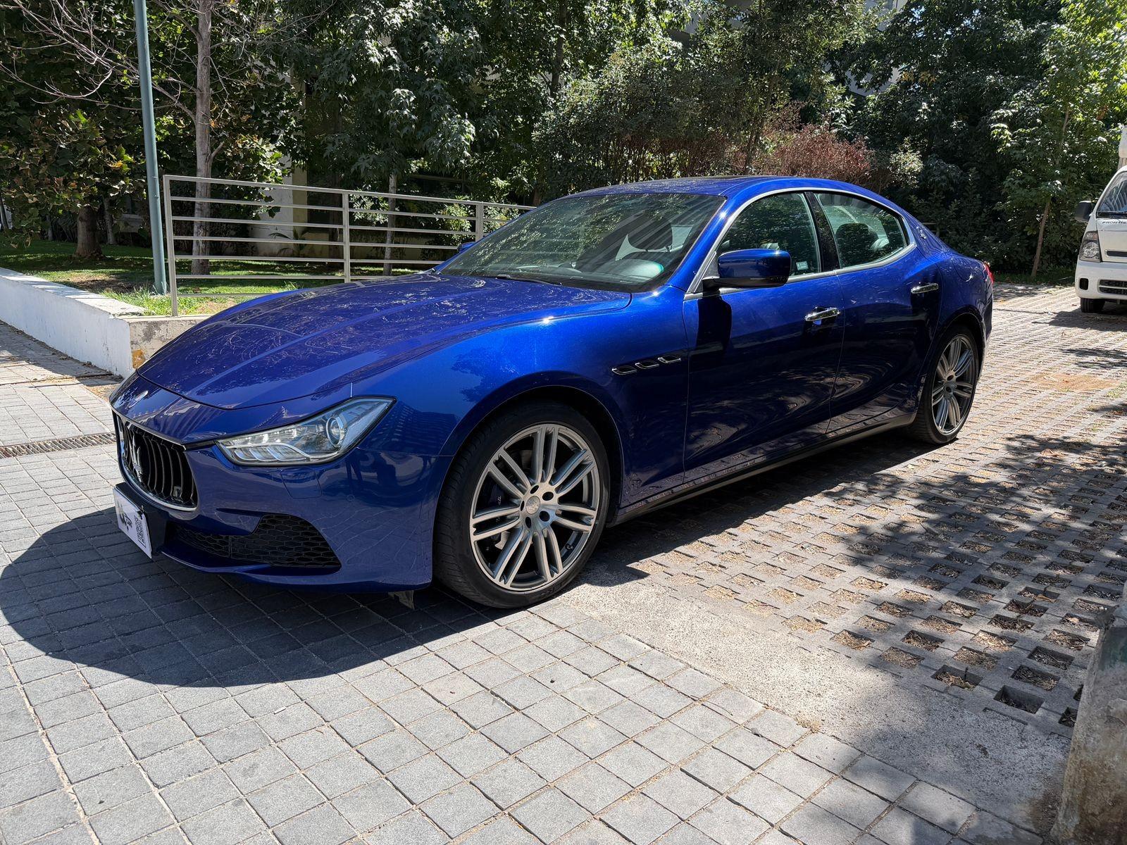 MASERATI GHIBLI MASERATI GHIBLI 3.0 AT 2016 EXCELENTE ESTADO - MANTENCIONES AL DÍA - FULL MOTOR