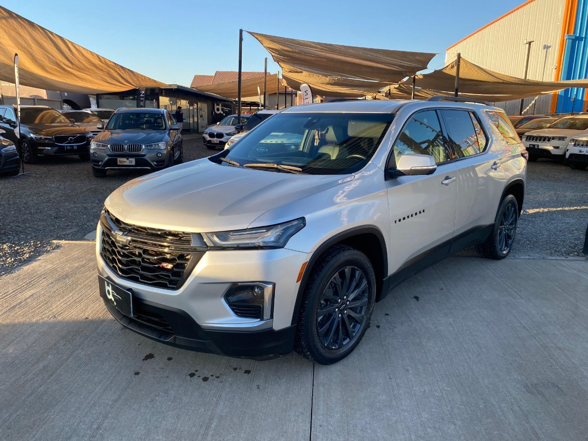 CHEVROLET TRAVERSE RS AWD 3.6 2022 UNICO DUEÑO - MANTENCIONES AL DIA - DOS LLAVES - FULL MOTOR