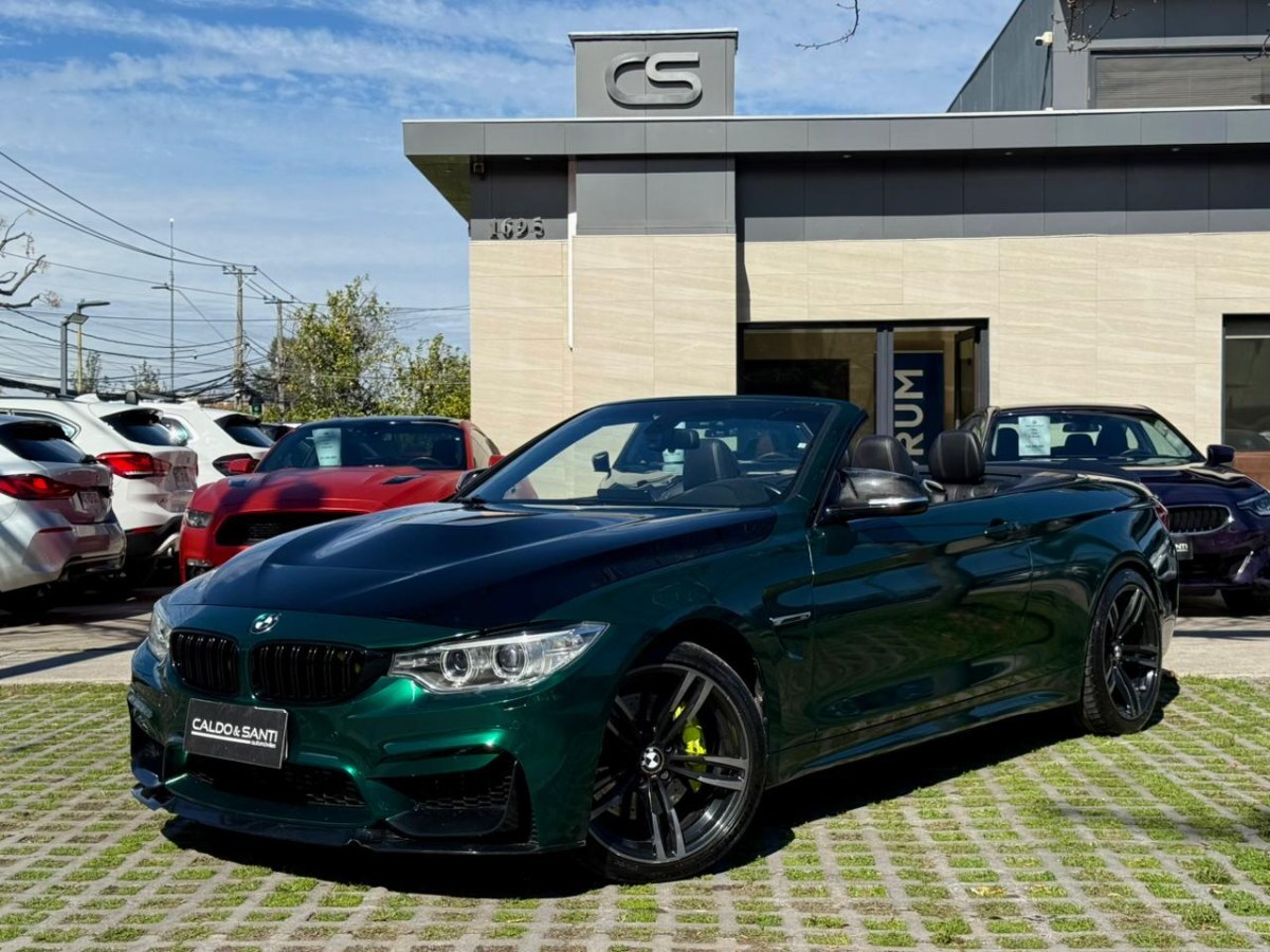 BMW 435I CABRIOLET 3.0 AT LOOK M4 2015 HARTOS EXTRAS, COLOR ORIGINAL BLANCO - FULL MOTOR