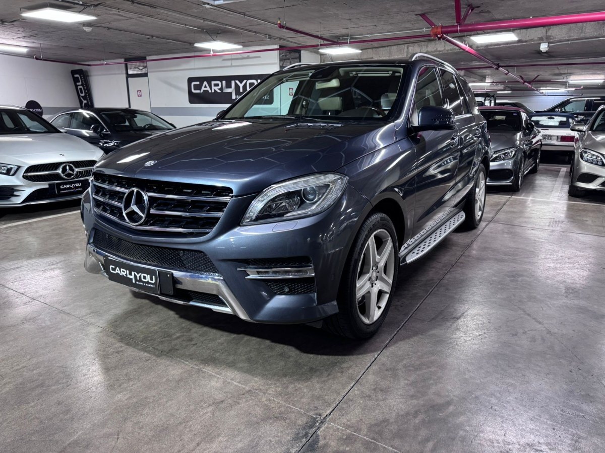 MERCEDES-BENZ ML 500 LOOK AMG 4MATIC 2014 NEUMATICOS NUEVOS, SUNROOF PANORAMICO MOTOR 4.700C - FULL MOTOR