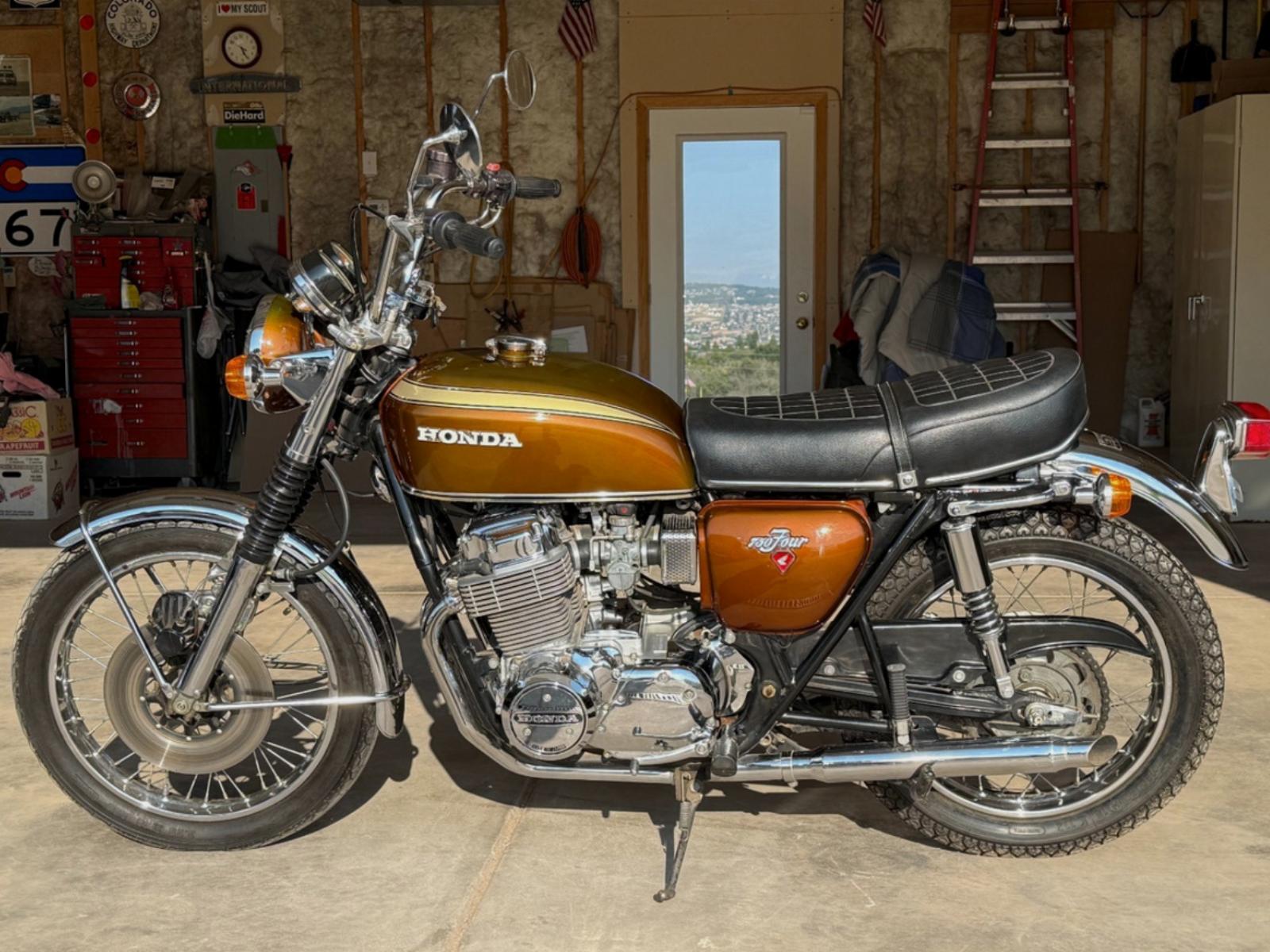 HONDA CB 750 Four K 1972 Unico dueño en USA, 4 cilindros y carburadores, re - FULL MOTOR