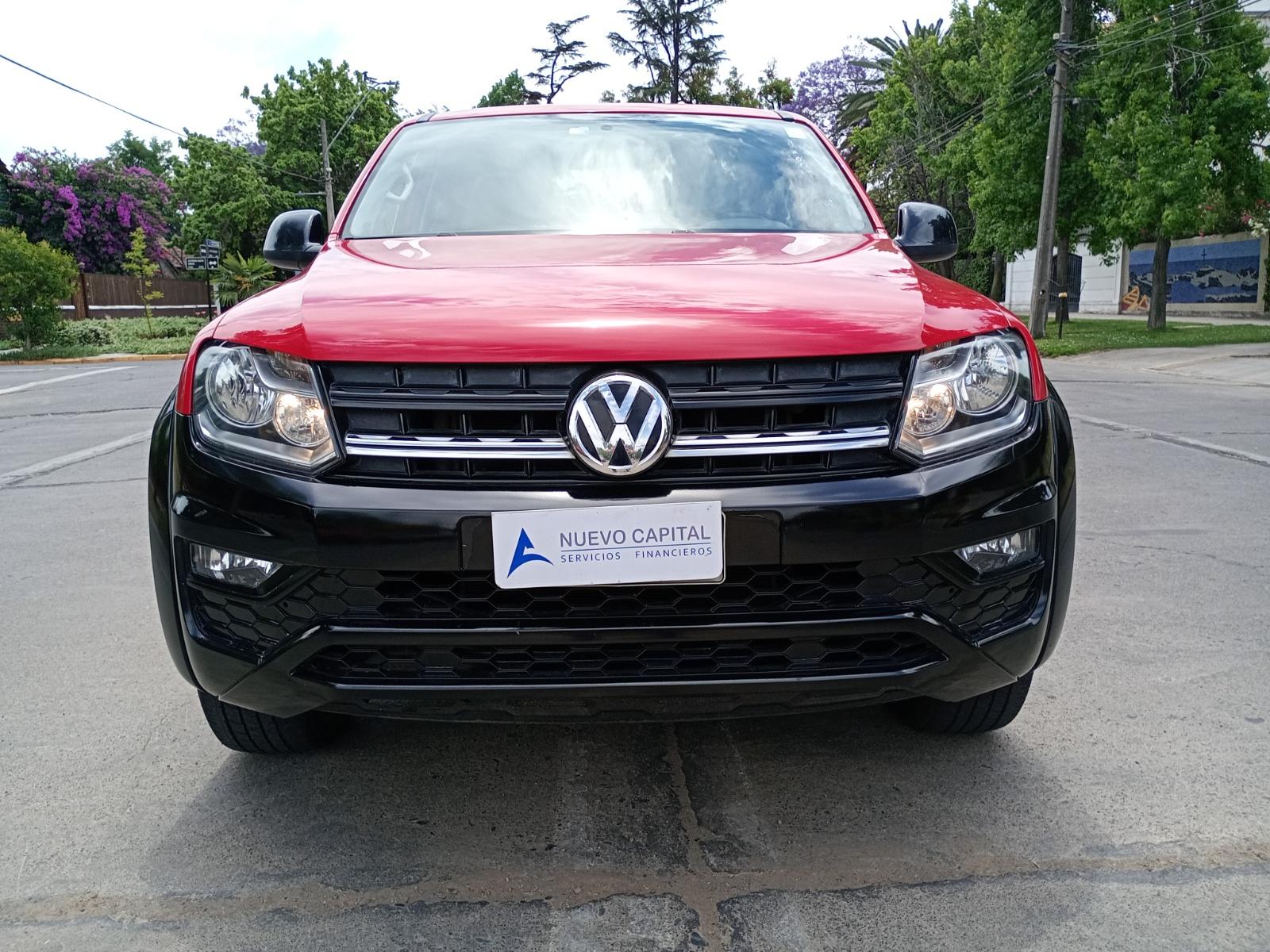 VOLKSWAGEN AMAROK DCAB TURBO DIESEL 4X4 TRENDLINE 2.0 2020 DOS LLAVES FULL AIRE ABS LLANTAS DOBLE AIRBAG - 