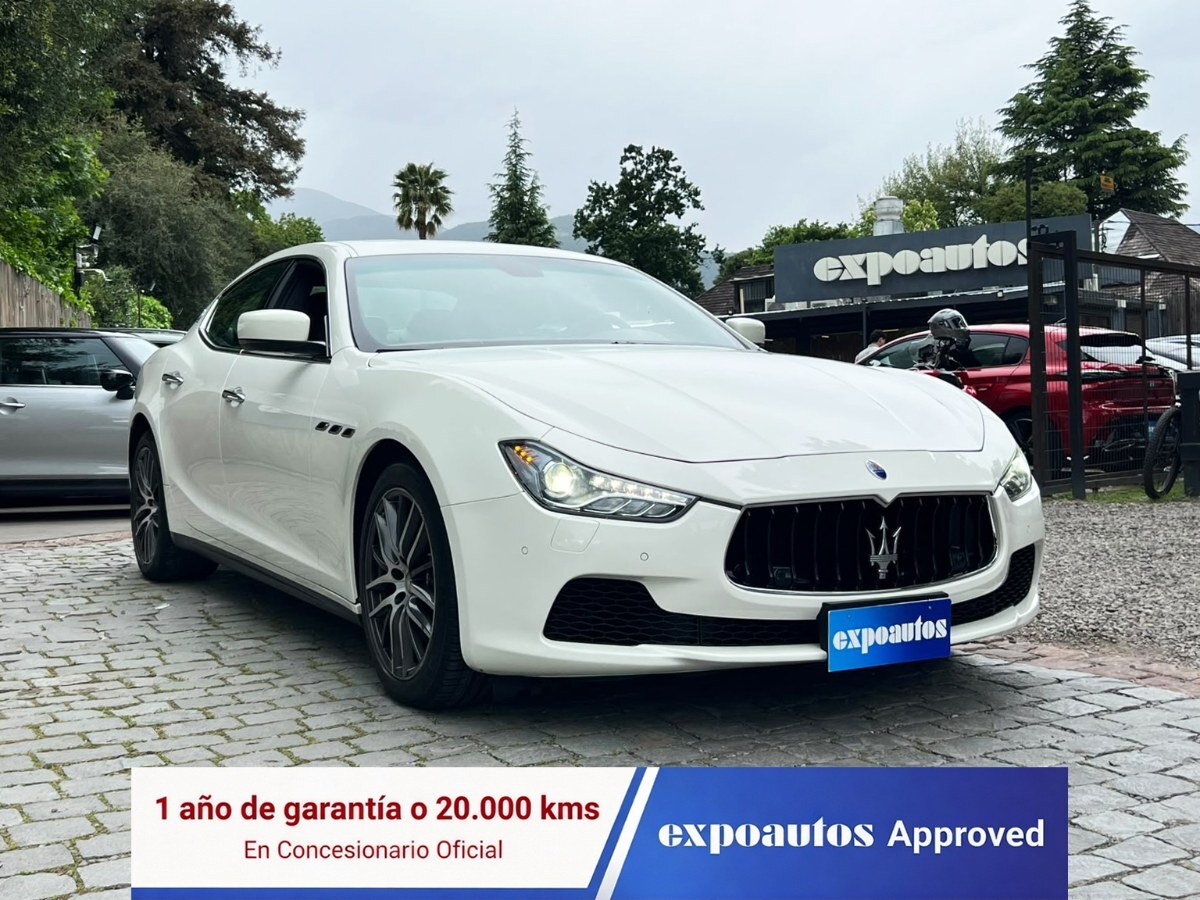 MASERATI GHIBLI 3.0 TURBO 2016 MANTENIMIENTO EN LA MARCA UN DUEÑO - FULL MOTOR