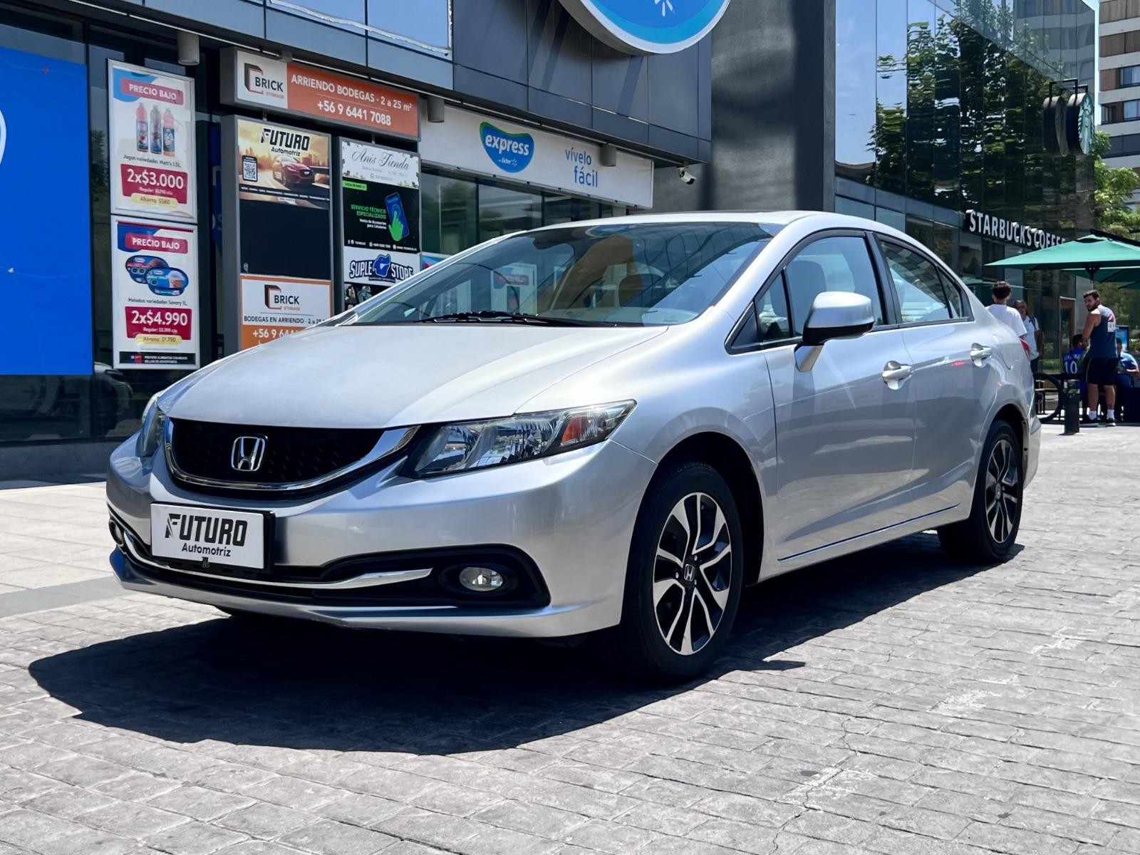 HONDA CIVIC EXL 1.8 2014 MANTENIMIENTO AL DÍA UN DUEÑO - 