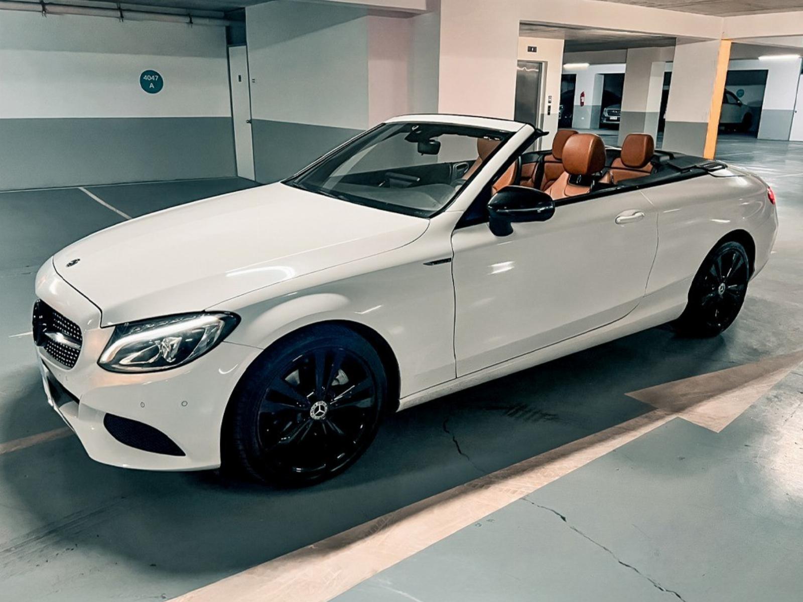 MERCEDES-BENZ C200 Cabriolet 2018 CUERO COLOR ARCILLA , UNICO EN CHILE , MANTENCIONE - FULL MOTOR