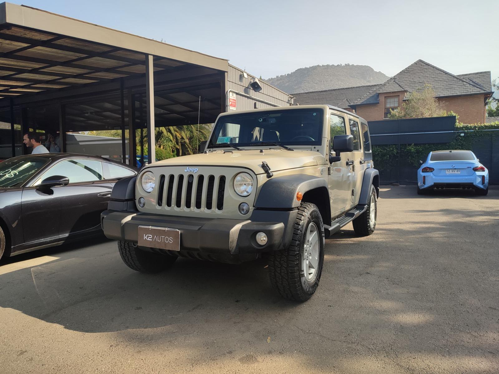 JEEP WRANGLER SPORT UNLIMITED 3.6 4X4 2018 MANTENCIONES EN LA MARCA - FULL MOTOR