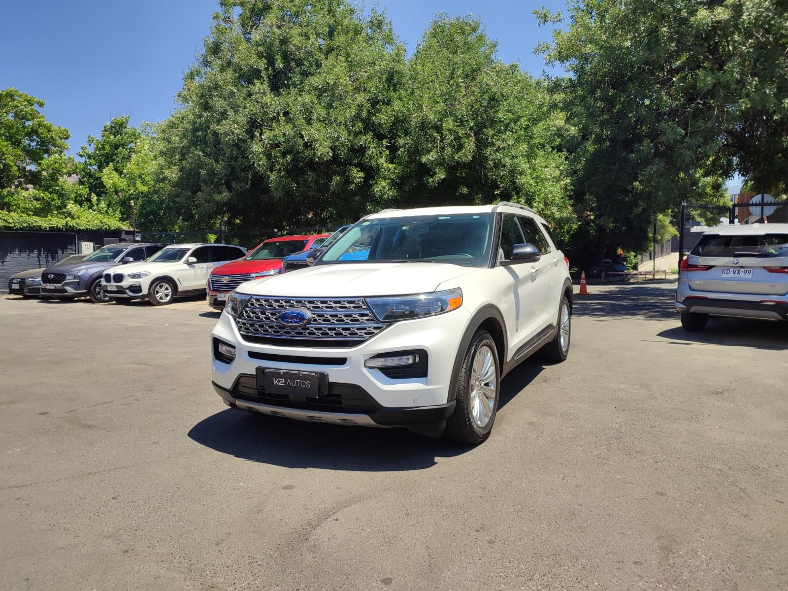 Chrome Honeycomb Front Grille For 2020-2021 Ford Explorer Limited / Platinum