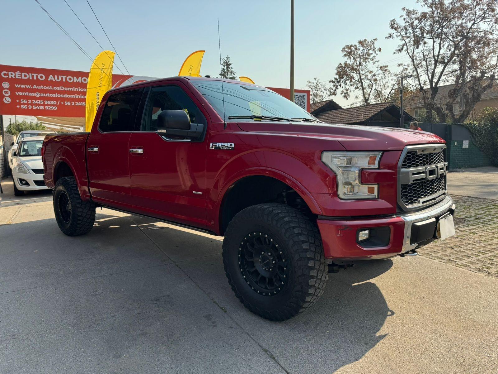 FORD F-150 PLATINUM 3.5 AUT 4X4 TURBO 2018 FULL CarPlay TECHO PANORÁMICO AIRE AIRBAG CAMARA - AUTOS LOS DOMINICOS