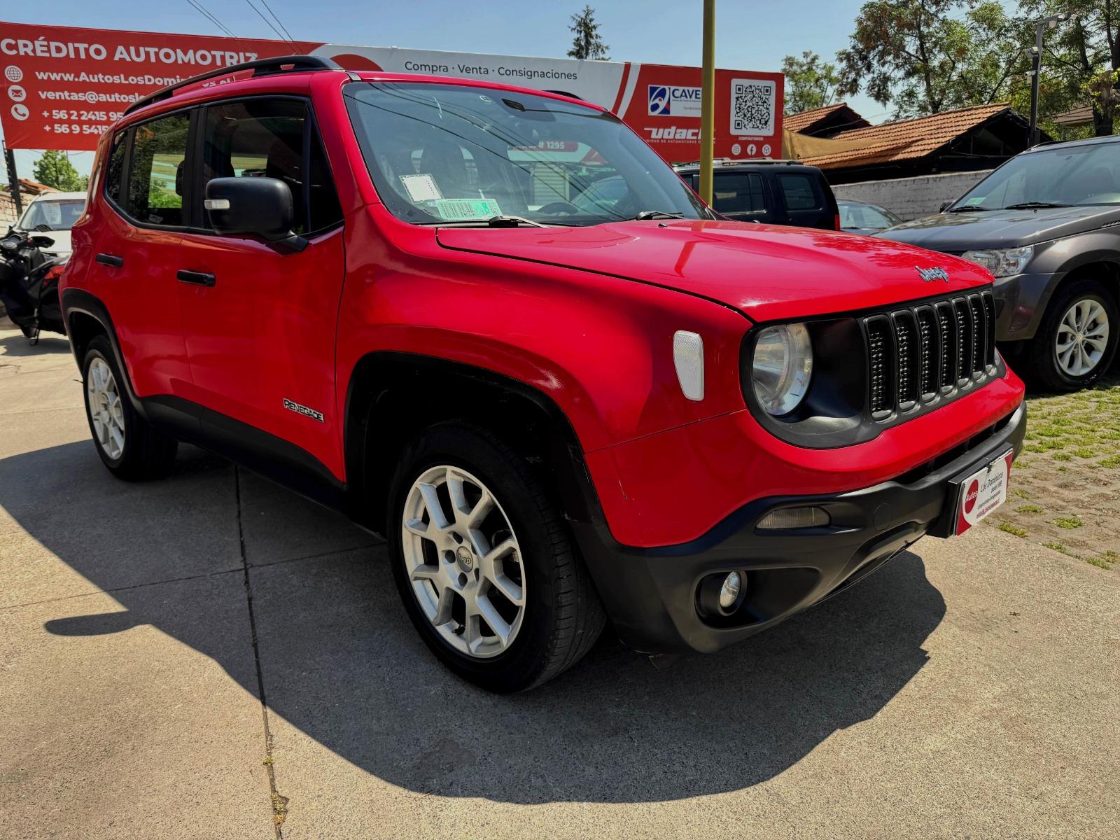 JEEP RENEGADE SPORT LX 1.8 AUTOMACA 2019 FULL AIRE AIRBAG ABS CAMARA - FULL MOTOR