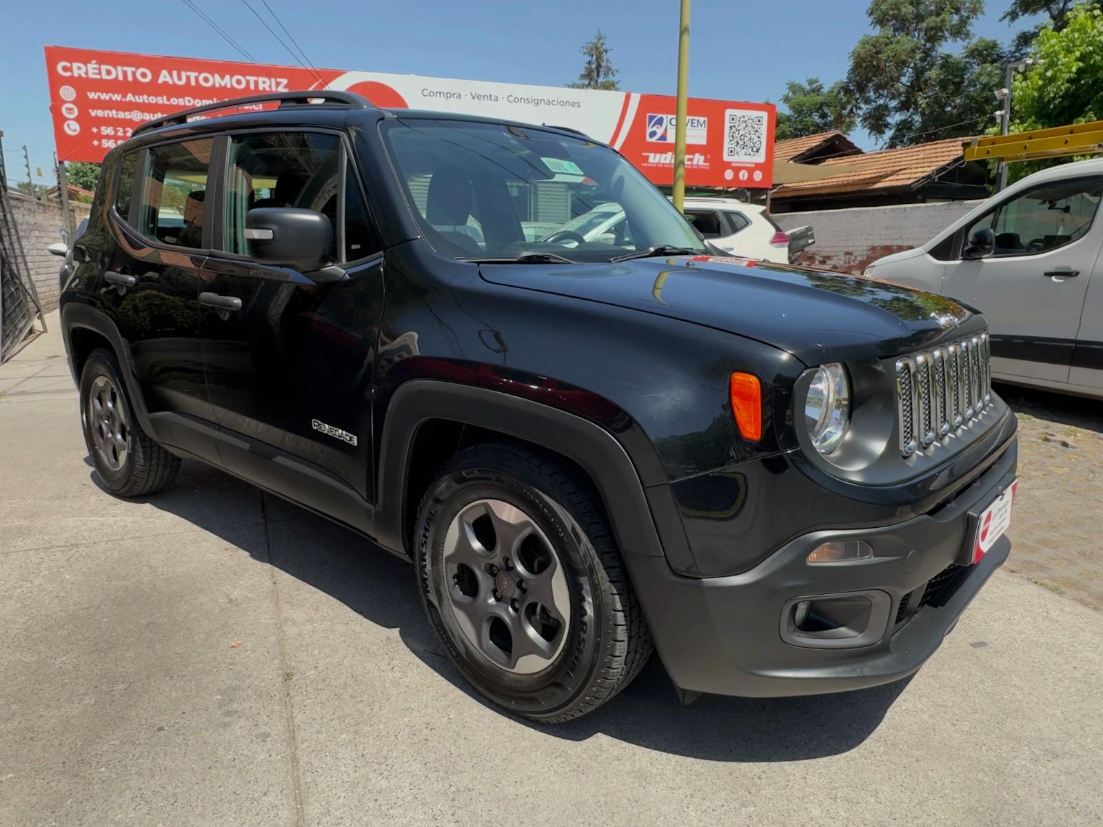 JEEP RENEGADE SPORT LX 1.7 AUT NEUMATICOS NUEVOS 2018 FULL AIRE AIRBAG ABS VER EN LAS CONDES - FULL MOTOR