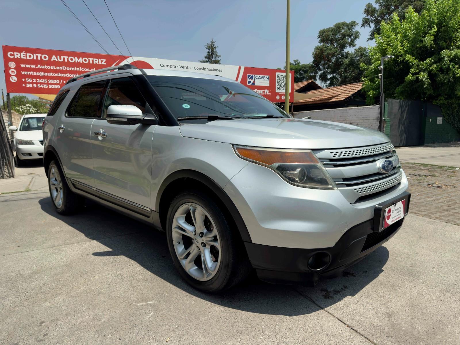 FORD EXPLORER LIMITED 3.5 AUTOMATICA 4X4 3 CORRIDAS 2015 FULL CUERO TECHO CAMARA VER EN LAS CONDES - FULL MOTOR