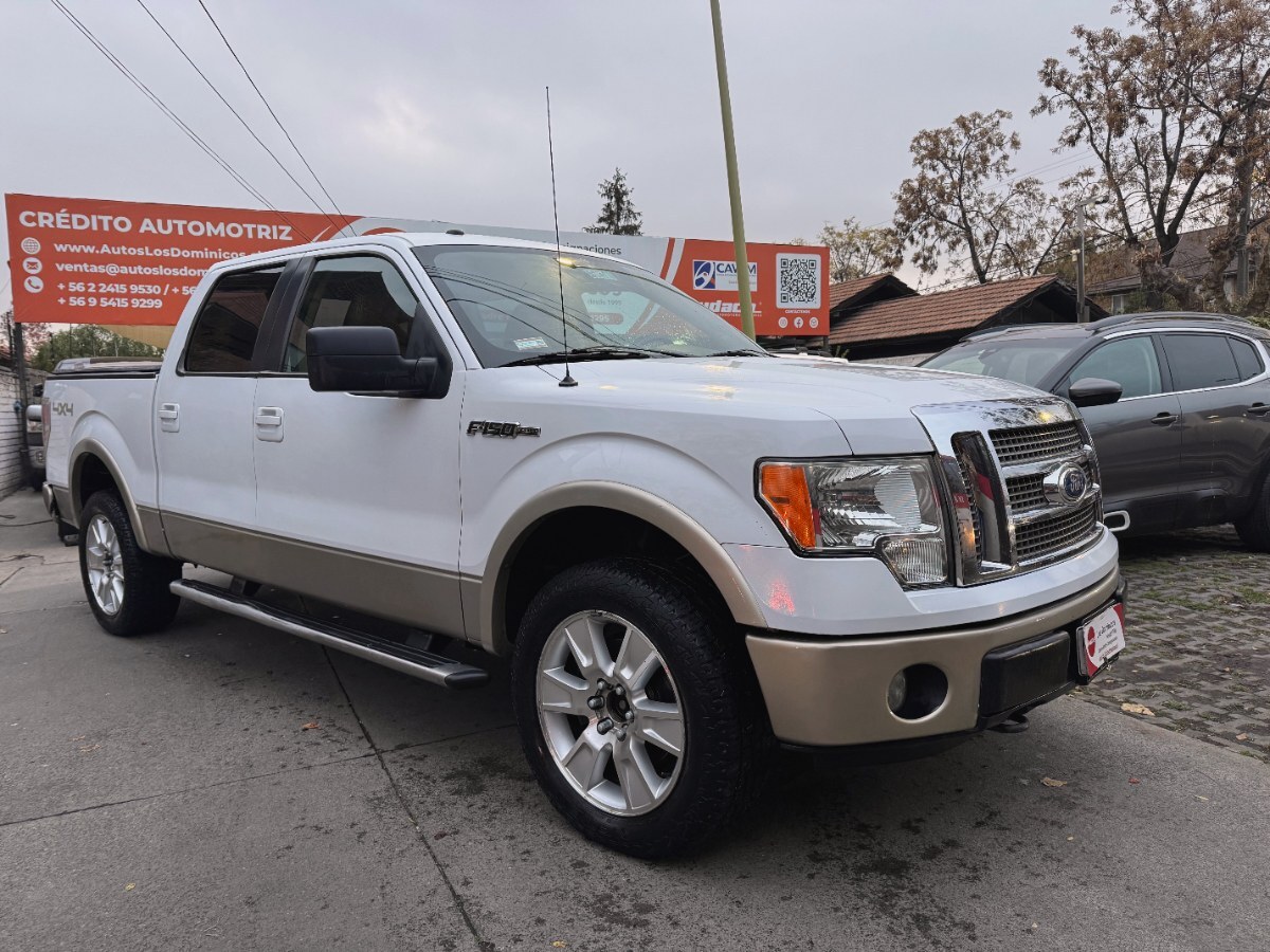 FORD F-150 LARIAT 5.4 AUT 4X4 CON SISTEMA GAS GLP 2010 EXCELENTE ESTADO FULL CAMARA GPS VER EN LAS CONDES - FULL MOTOR
