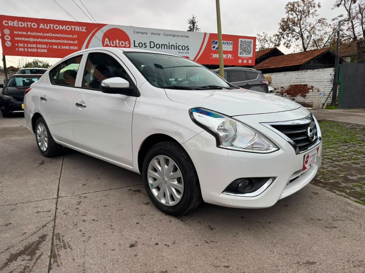 NISSAN VERSA 1.6 MEC SOLO 72.000 KM LAS CONDES 2020 FULL AIRE AIRBAG ABS - FULL MOTOR