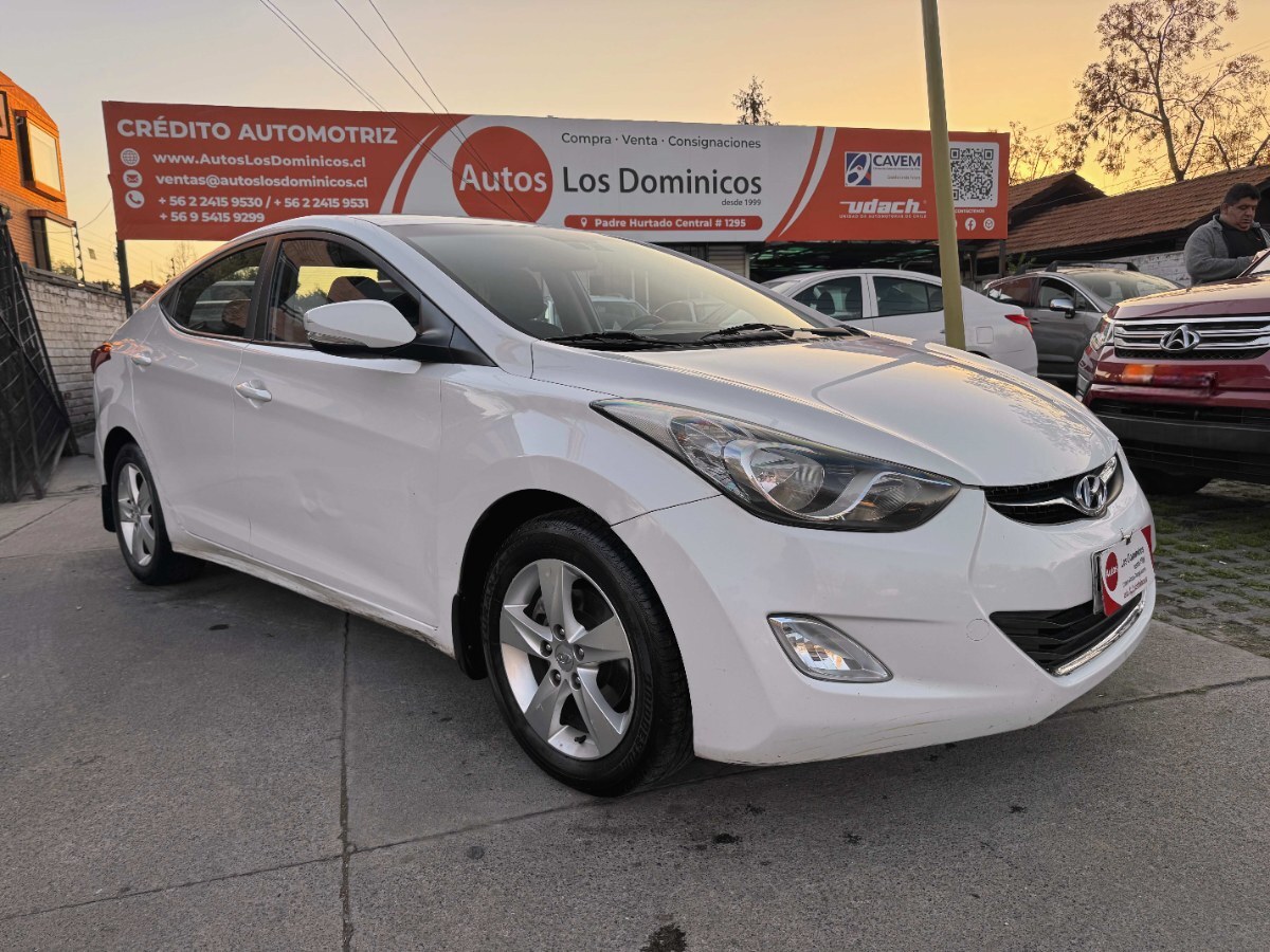 HYUNDAI ELANTRA GLS 1.6 MEC 6 VEL FULL AIRE AIRBAG ABS 2012 VER EN LAS CONDES - FULL MOTOR