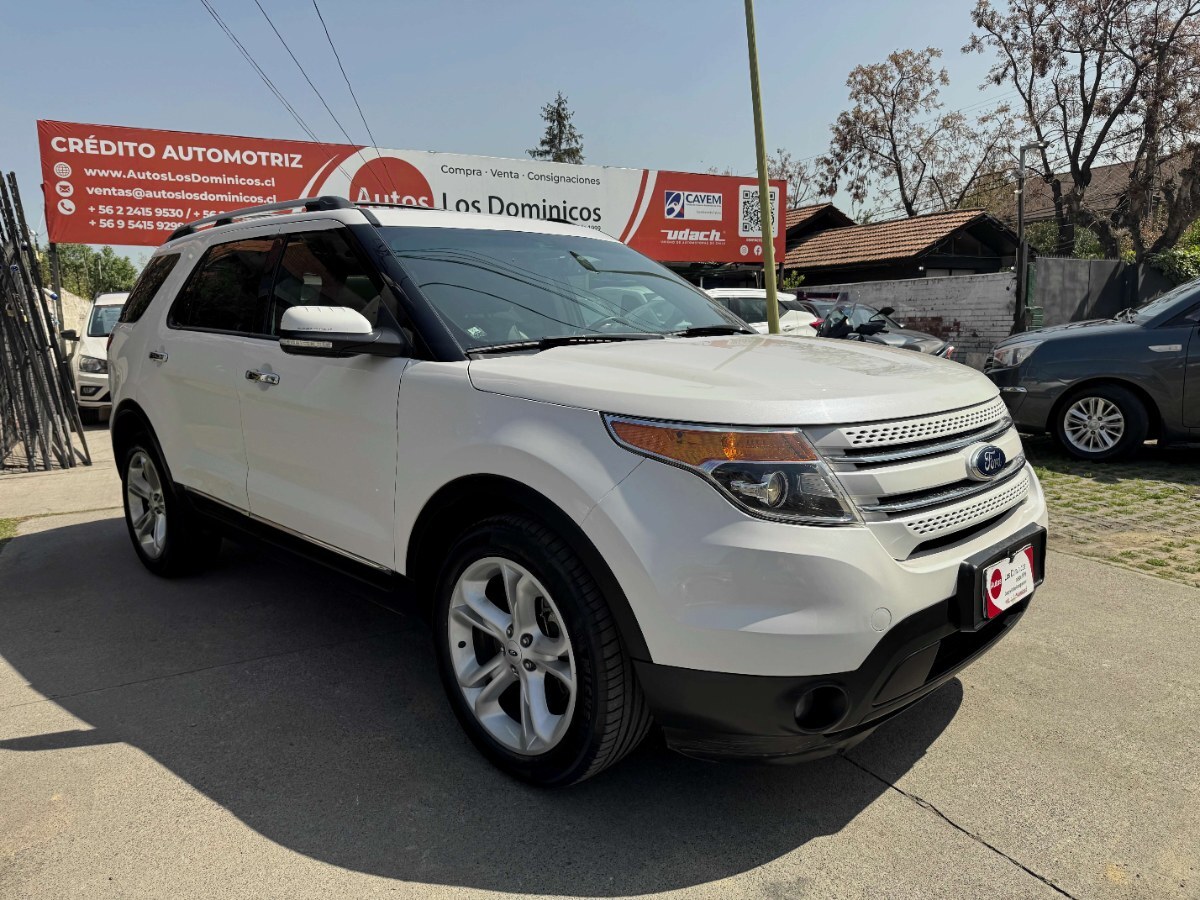 FORD EXPLORER 3.5 AUTOMATICA 2015 LIMITED CURORO TECHO 4X4 MANTENCIONES - FULL MOTOR