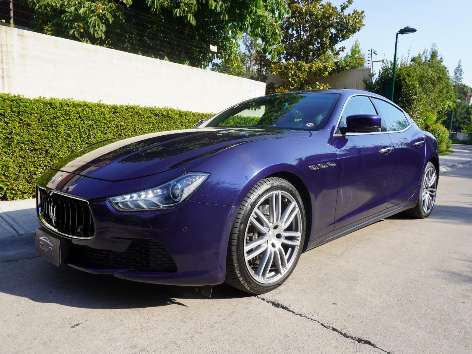 MASERATI GHIBLI 3.0 Diesel 2016 POCOS KMS. MANTENCIONES EN LA MARCA - FULL MOTOR