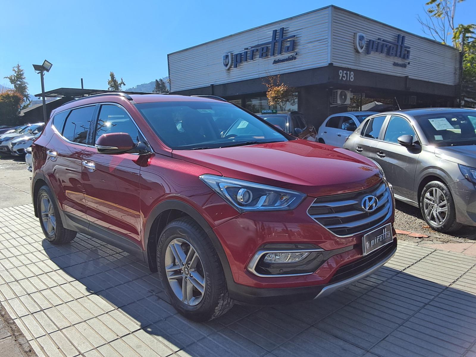 HYUNDAI SANTA FE GLS 2.4 2017 MANTENCIONES AL DIA, IMPECABLE - FULL MOTOR