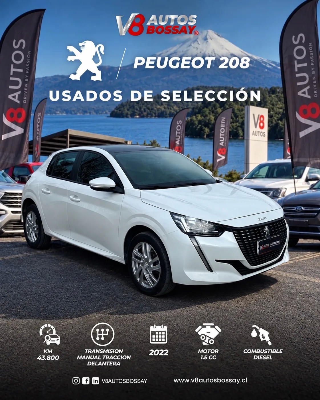 PEUGEOT 208  2022  - FULL MOTOR