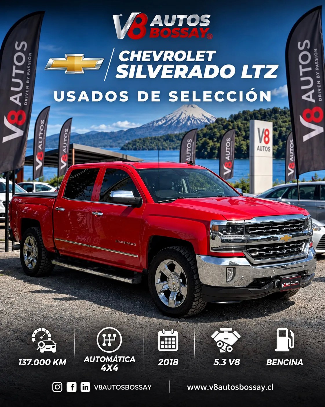 CHEVROLET SILVERADO LTZ 2018 - FULL MOTOR