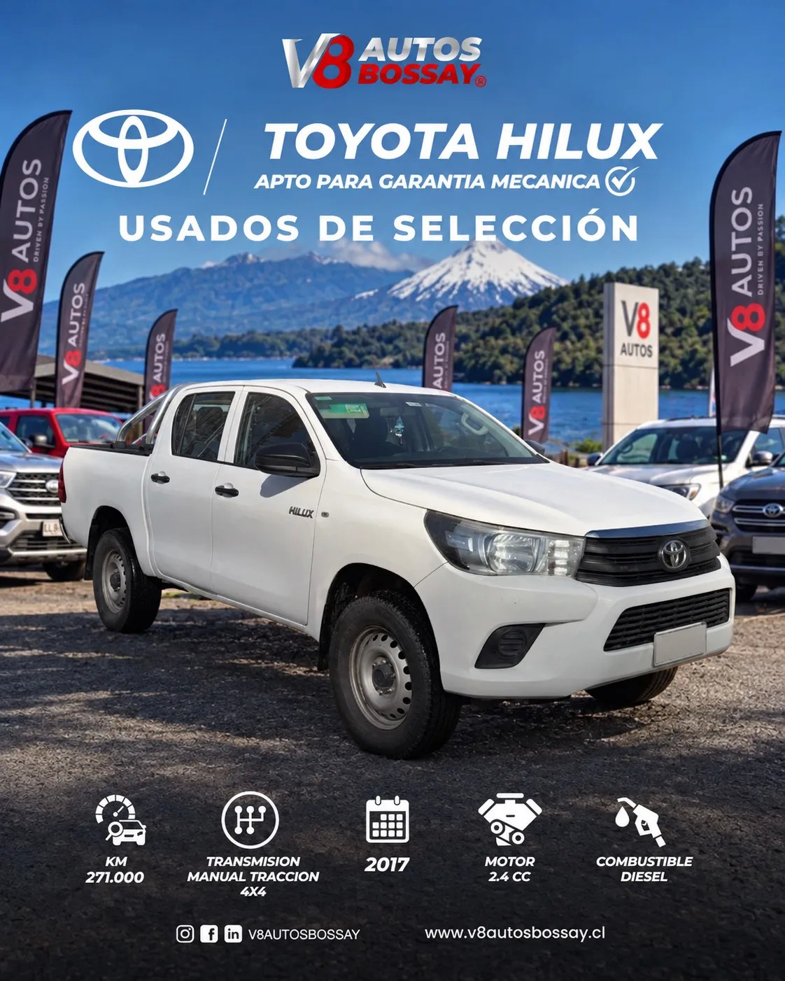 TOYOTA HILUX  2017  - FULL MOTOR
