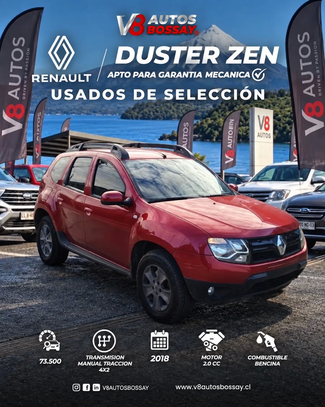 RENAULT DUSTER ZEN 2018  - FULL MOTOR