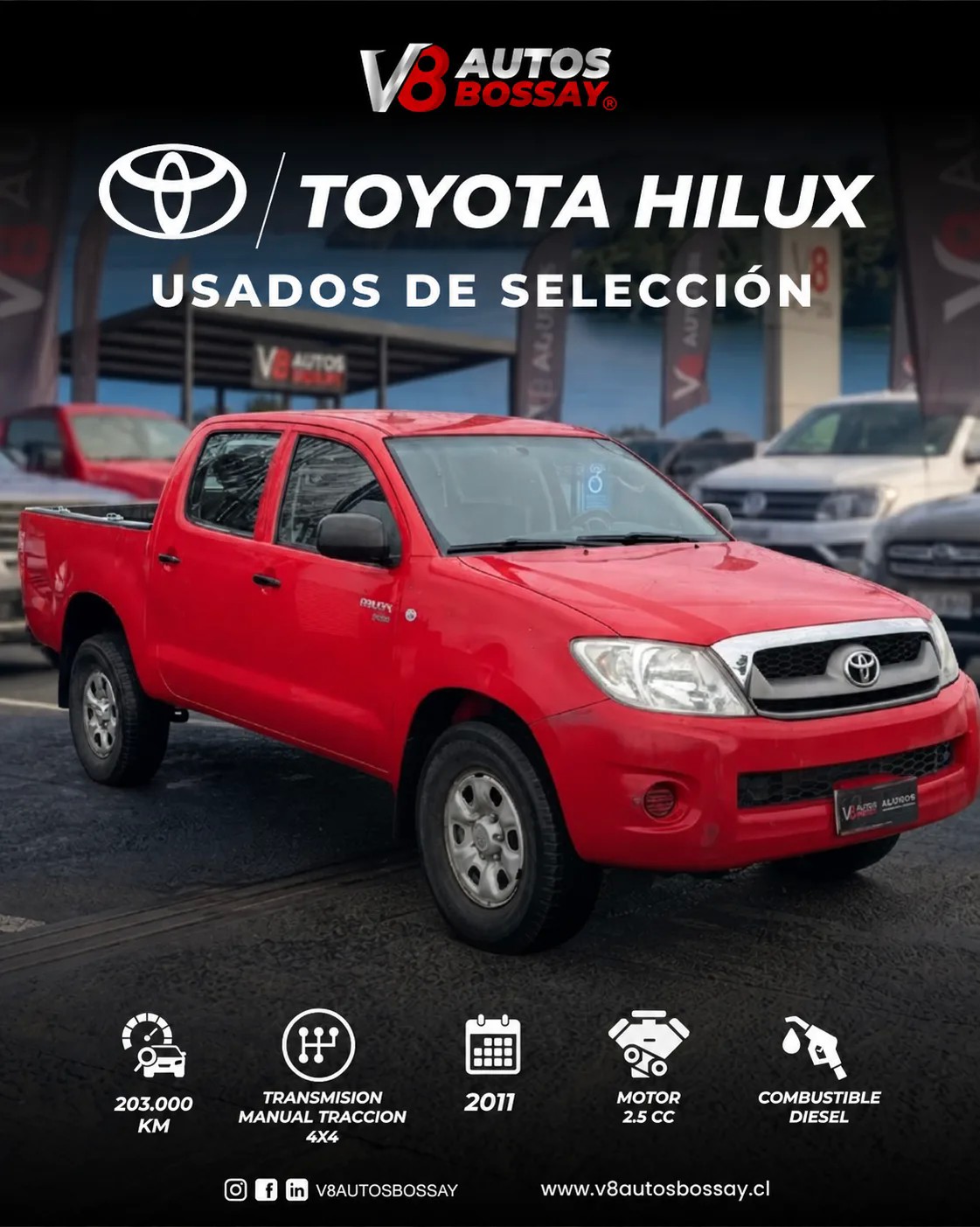 TOYOTA HILUX 2011 - FULL MOTOR