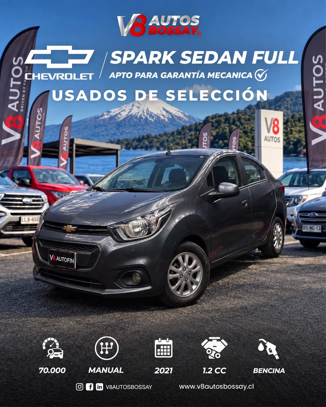 CHEVROLET SPARK SEDAN 2021  - FULL MOTOR
