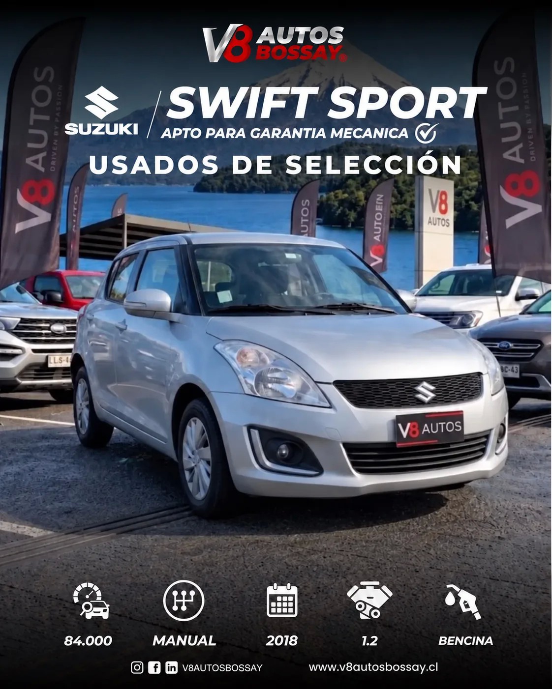 SUZUKI SWIFT SPORT 2018  - FULL MOTOR
