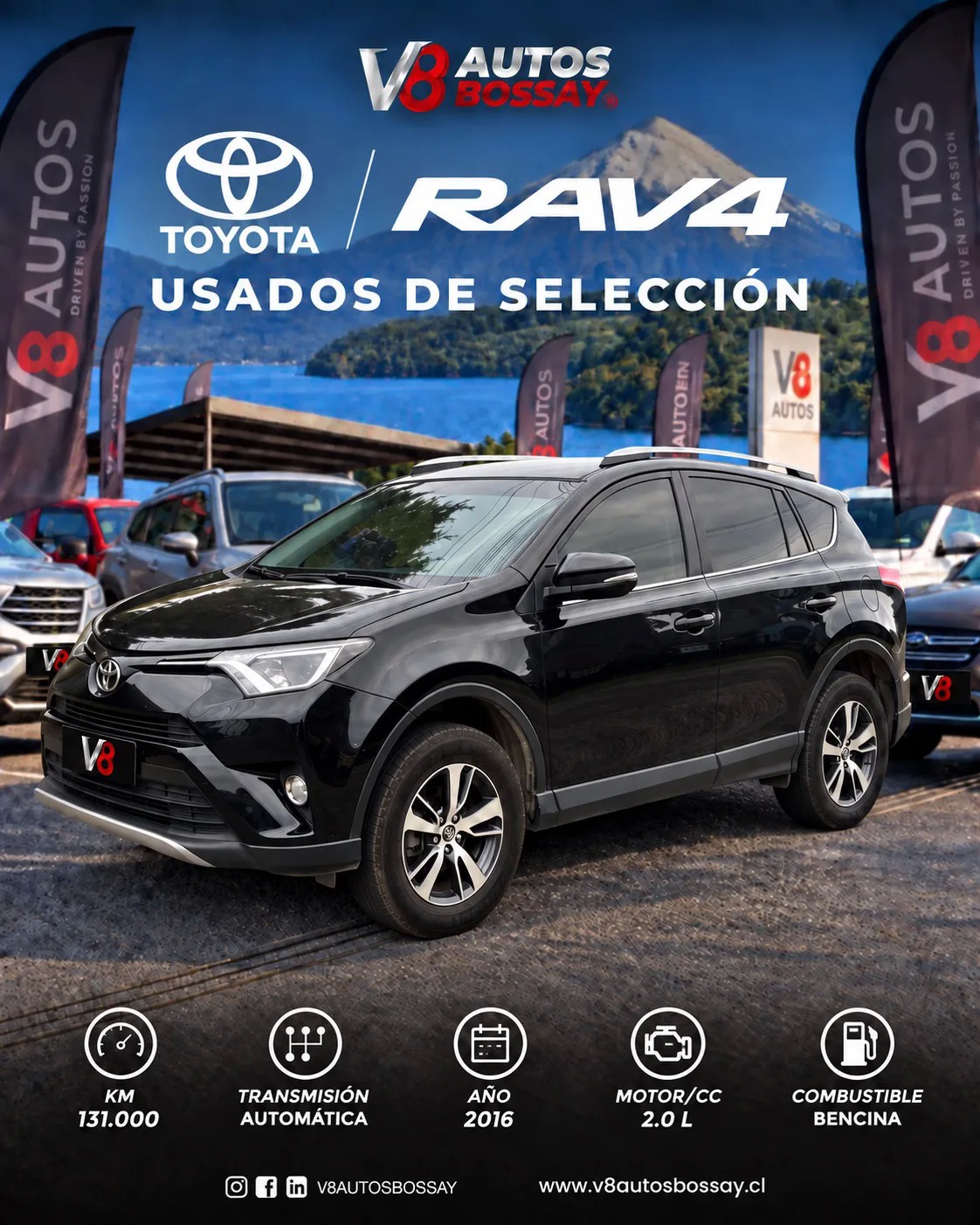 TOYOTA RAV 4 2016 - FULL MOTOR