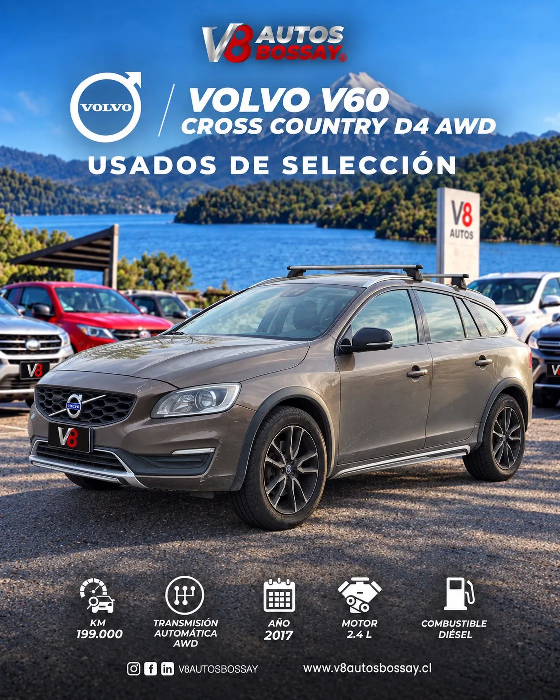 VOLVO V60 Cross Country D4 AWD 2017 - FULL MOTOR