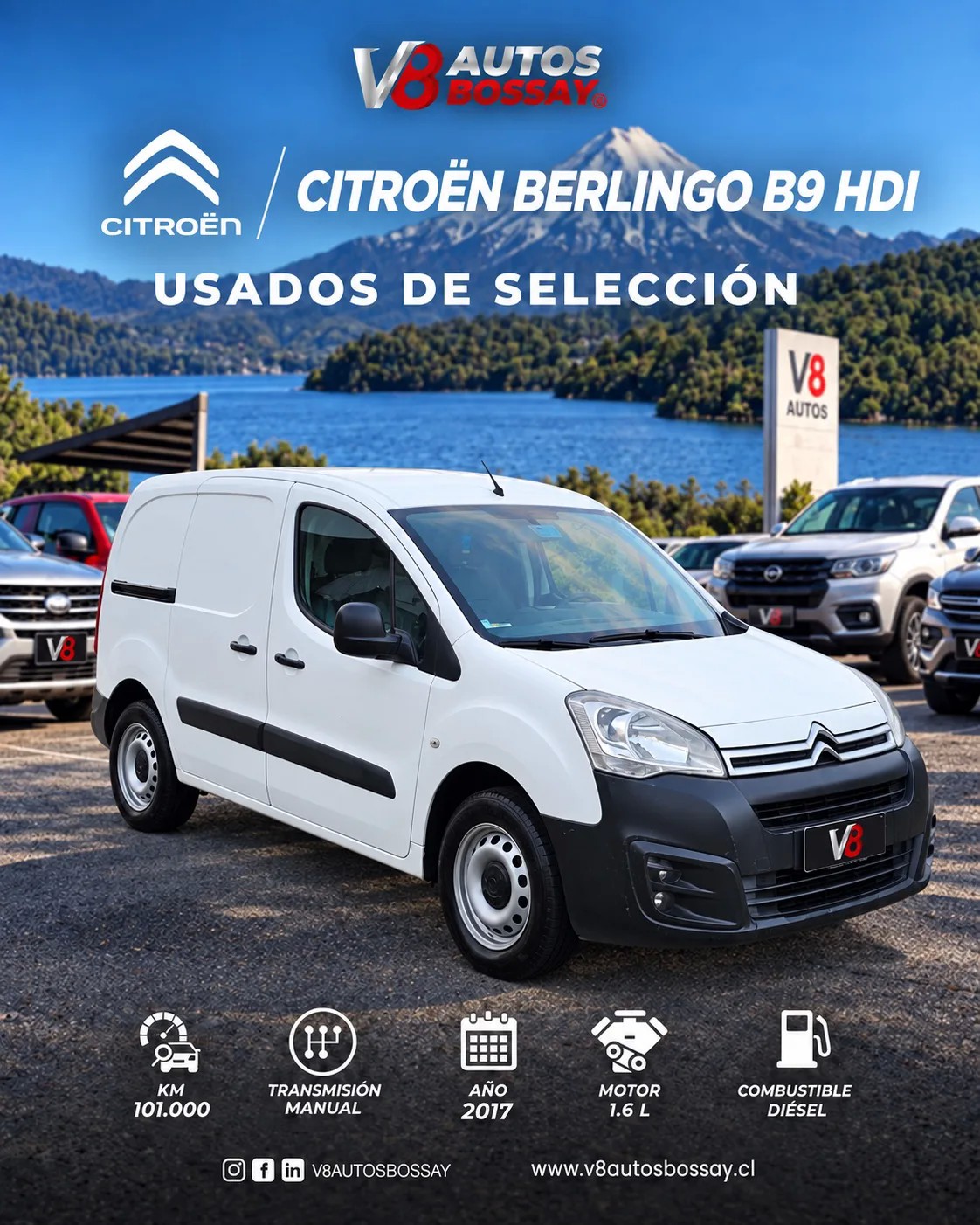 CITROËN BERLINGO B9 HDI 2017 - FULL MOTOR