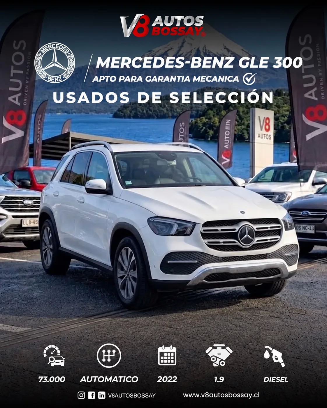 MERCEDES-BENZ GLE 300D 2022 - FULL MOTOR