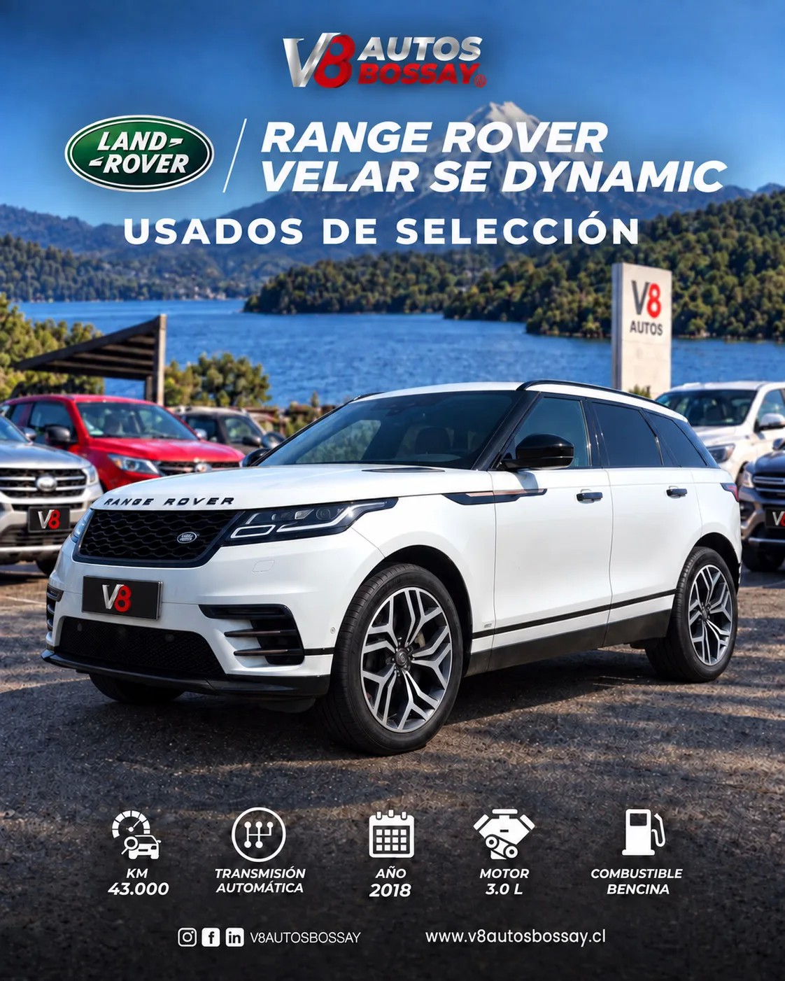 LAND ROVER RANGE ROVER VELAR SE Dynamic 2018 - FULL MOTOR