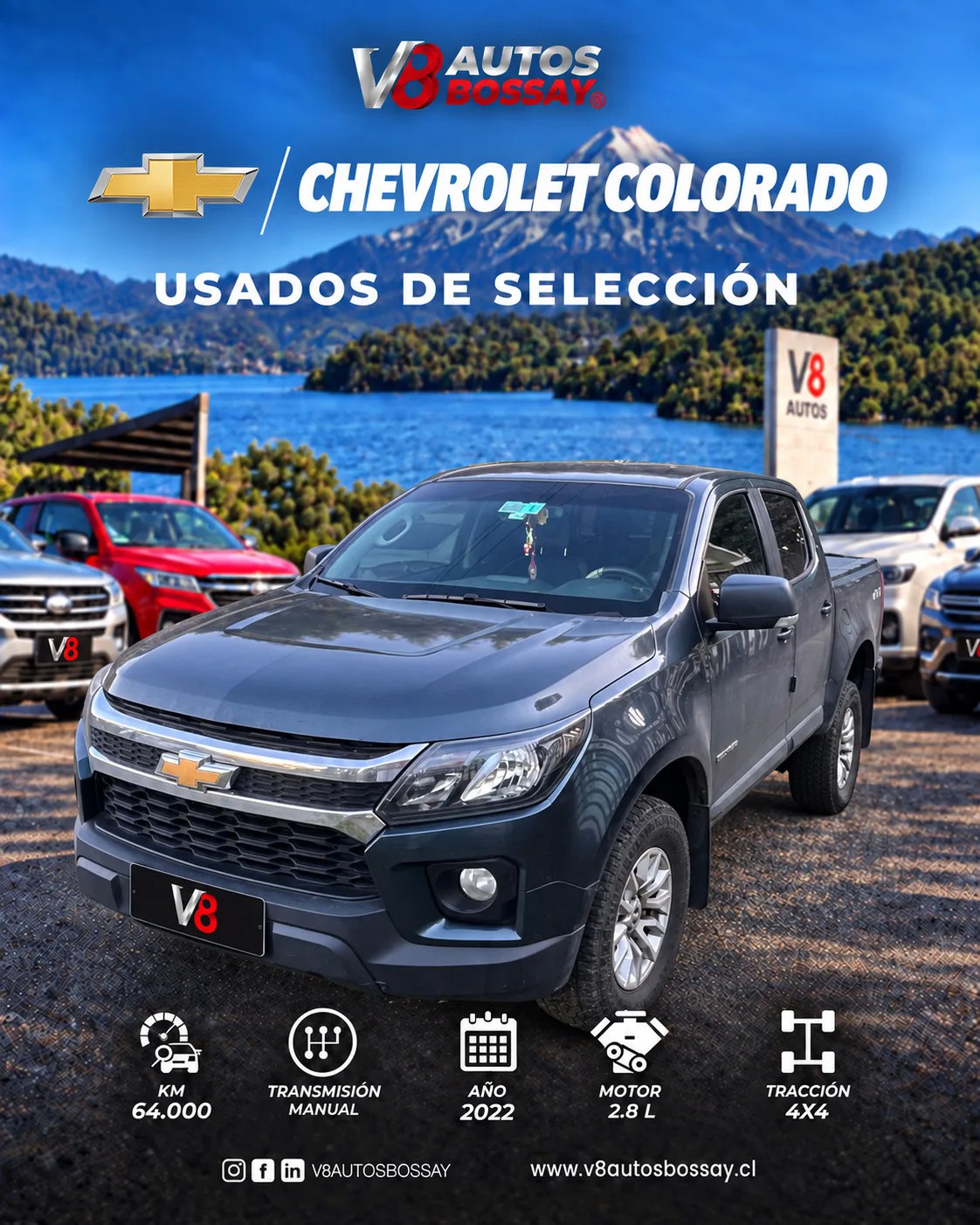 CHEVROLET COLORADO Dcab 4x4 2022 - FULL MOTOR
